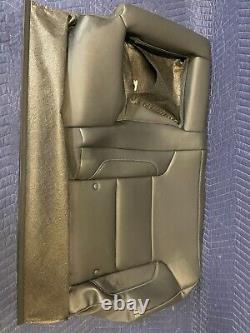 2015-2019 Silverado Sierra Crew Cab OEM Rear Seat LH top Cover Black Leather