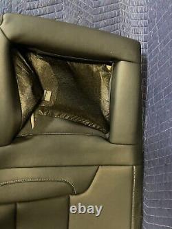 2015-2019 Silverado Sierra Crew Cab OEM Rear Seat LH top Cover Black Leather