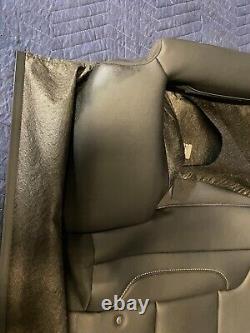2015-2019 Silverado Sierra Crew Cab OEM Rear Seat LH top Cover Black Leather
