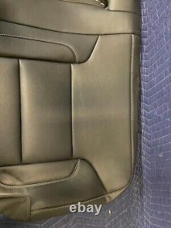 2015-2019 Silverado Sierra Crew Cab OEM Rear Seat LH top Cover Black Leather