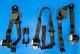 2019-2022 Chevy Silverado Crew Cab Rear Seat Belt Left & Right & Center Black