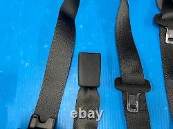 2019-2022 Chevy Silverado Crew Cab Rear Seat Belt Left & Right & Center Black