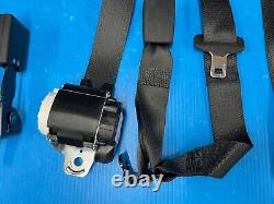2019-2022 Chevy Silverado Crew Cab Rear Seat Belt Left & Right & Center Black