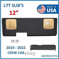 2019-2022 Gmc Sierra CREW CAB 12 Dual Sub Box Subwoofer Enclosure Solo Baric