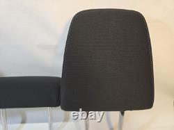 2019-2023 GMC Sierra Silverado Crew Cab Rear Seat Head Rest Cloth Charc Set of 3