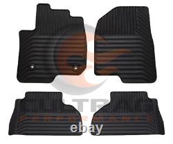 2019-2023 Silverado Sierra Crew Cab Frt Rr All Weather Floor Mats Atmosphere