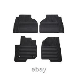 2019-2023 Silverado Sierra Crew Cab Frt Rr All Weather Floor Mats Atmosphere