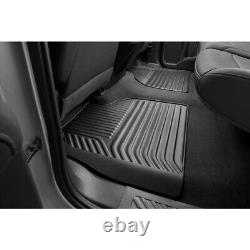 2019-2023 Silverado Sierra Crew Cab Frt Rr All Weather Floor Mats Atmosphere