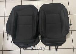 2019 -2023 Silverado / Sierra Crew Cab OEM Replacement Black Seat Cloth