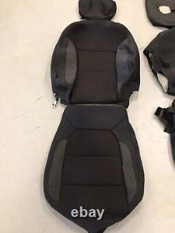 2019 -2023 Silverado / Sierra Crew Cab OEM Replacement Black Seat Cloth