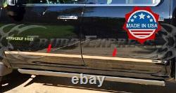 2019-2024 Silverado/Sierra/20-up 2500/HD CREW CAB Flat Body Side Molding 4Pc