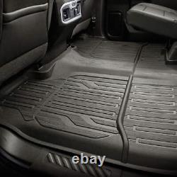 2019-2025 Silverado Sierra Dark Ash Gray Crew Cab 2nd row Floor Liner OEM
