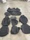2019-23 Chevrolet Silverado Gmc Sierra Crew Cab Oem Original Black Seat Covers