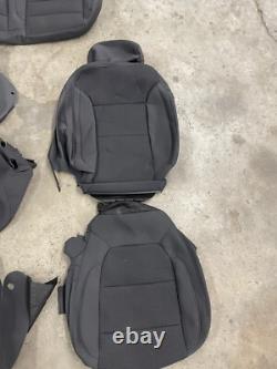 2019-23 CHEVROLET SILVERADO GMC SIERRA CREW CAB OEM ORIGINAL BLACK seat covers
