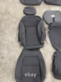 2019-23 CHEVROLET SILVERADO GMC SIERRA CREW CAB OEM ORIGINAL BLACK seat covers