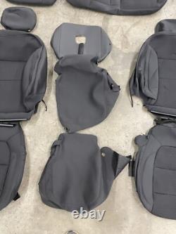 2019-23 CHEVROLET SILVERADO GMC SIERRA CREW CAB OEM ORIGINAL BLACK seat covers