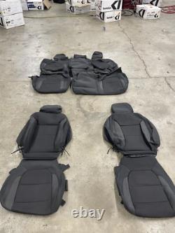 2019-23 CHEVROLET SILVERADO GMC SIERRA CREW OEM original BLACK seat covers