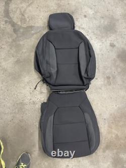 2019-23 CHEVROLET SILVERADO GMC SIERRA CREW OEM original BLACK seat covers