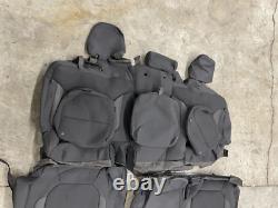 2019-23 CHEVROLET SILVERADO GMC SIERRA CREW OEM original BLACK seat covers