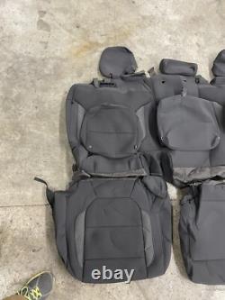 2019-23 CHEVROLET SILVERADO GMC SIERRA CREW OEM original BLACK seat covers