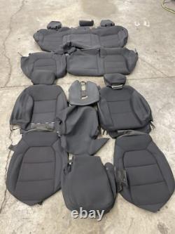 2019-23 CHEVROLET SILVERADO GMC SIERRA CREW OEM replacement BLACK seat covers
