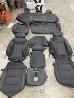 2019-23 CHEVROLET SILVERADO GMC SIERRA CREW OEM replacement BLACK seat covers