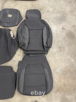 2019-23 CHEVROLET SILVERADO GMC SIERRA CREW OEM replacement BLACK seat covers