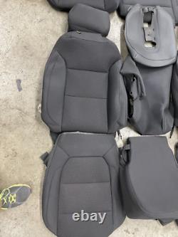 2019-23 CHEVROLET SILVERADO GMC SIERRA CREW OEM replacement BLACK seat covers