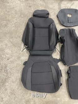 2019-23 CHEVROLET SILVERADO GMC SIERRA CREW OEM replacement BLACK seat covers