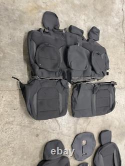 2019-23 CHEVROLET SILVERADO GMC SIERRA CREW OEM replacement BLACK seat covers