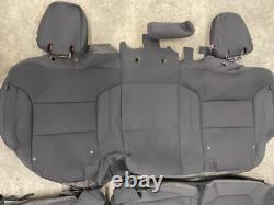 2019-23 CHEVROLET SILVERADO GMC SIERRA CREW OEM replacement BLACK seat covers