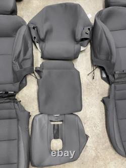 2019-23 CHEVROLET SILVERADO GMC SIERRA CREW OEM replacement BLACK seat covers