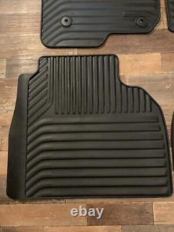 2019-24 Sierra Silverado Crew Cab Set of 4 OEM GM Black Floor Mats All Weather