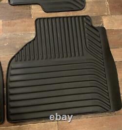 2019-24 Sierra Silverado Crew Cab Set of 4 OEM GM Black Floor Mats All Weather