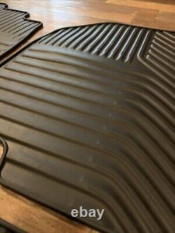 2019-24 Sierra Silverado Crew Cab Set of 4 OEM GM Black Floor Mats All Weather