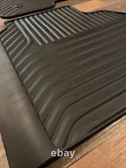 2019-24 Sierra Silverado Crew Cab Set of 4 OEM GM Black Floor Mats All Weather