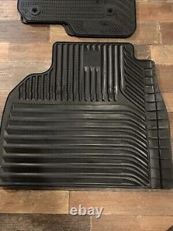 2019-24 Sierra Silverado Crew Cab Set of 4 OEM GM Black Floor Mats All Weather