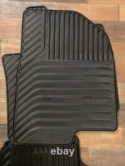 2019-24 Sierra Silverado Crew Cab Set of 4 OEM GM Black Floor Mats All Weather