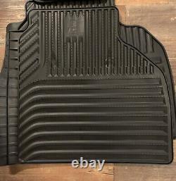 2019-24 Sierra Silverado Crew Cab Set of 4 OEM GM Black Floor Mats All Weather