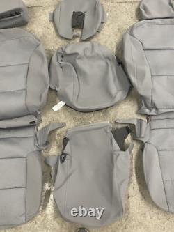 2019 CHEVROLET SILVERADO GMC SIERRA 3500HD CREW CAB ORIGINAL GRAY seat covers