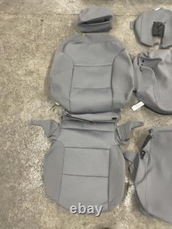 2019 CHEVROLET SILVERADO GMC SIERRA 3500HD CREW CAB ORIGINAL GRAY seat covers