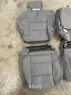 2019 CHEVROLET SILVERADO GMC SIERRA 3500HD CREW CAB ORIGINAL GRAY seat covers