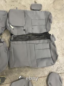 2019 CHEVROLET SILVERADO GMC SIERRA 3500HD CREW CAB ORIGINAL GRAY seat covers