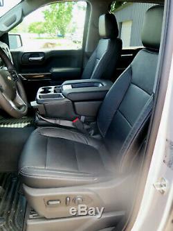 2019 Chevy Silverado Sierra Crew Katzkin leather seat cover set Rear storage