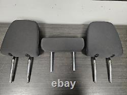 2020-2023 Silverado Sierra 1500 Crew cab rear headrest (set of 3) cloth