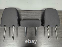 2020-2023 Silverado Sierra 1500 Crew cab rear headrest (set of 3) cloth
