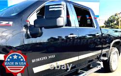 2020-24 Sierra Silverado 2500/HD CrewithExtended Double Cab Pillar Post Trim 10Pc