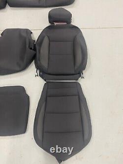 2022.5-2024 Silverado / Sierra Crew Cab OEM Replacement Black Seat Cloth