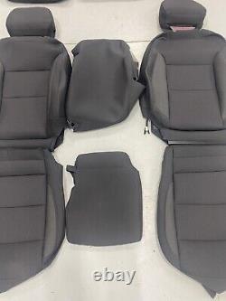 2022.5-2024 Silverado / Sierra Crew Cab OEM Replacement Black Seat Cloth
