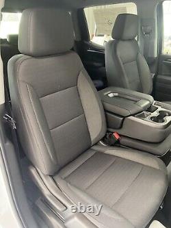2022.5-2024 Silverado / Sierra Crew Cab OEM Replacement Black Seat Cloth